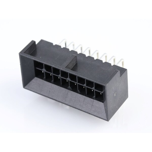 Molex Rectangular Power Connector, 16 Contact(S), Male, Solder Terminal, Receptacle 444281605 - main